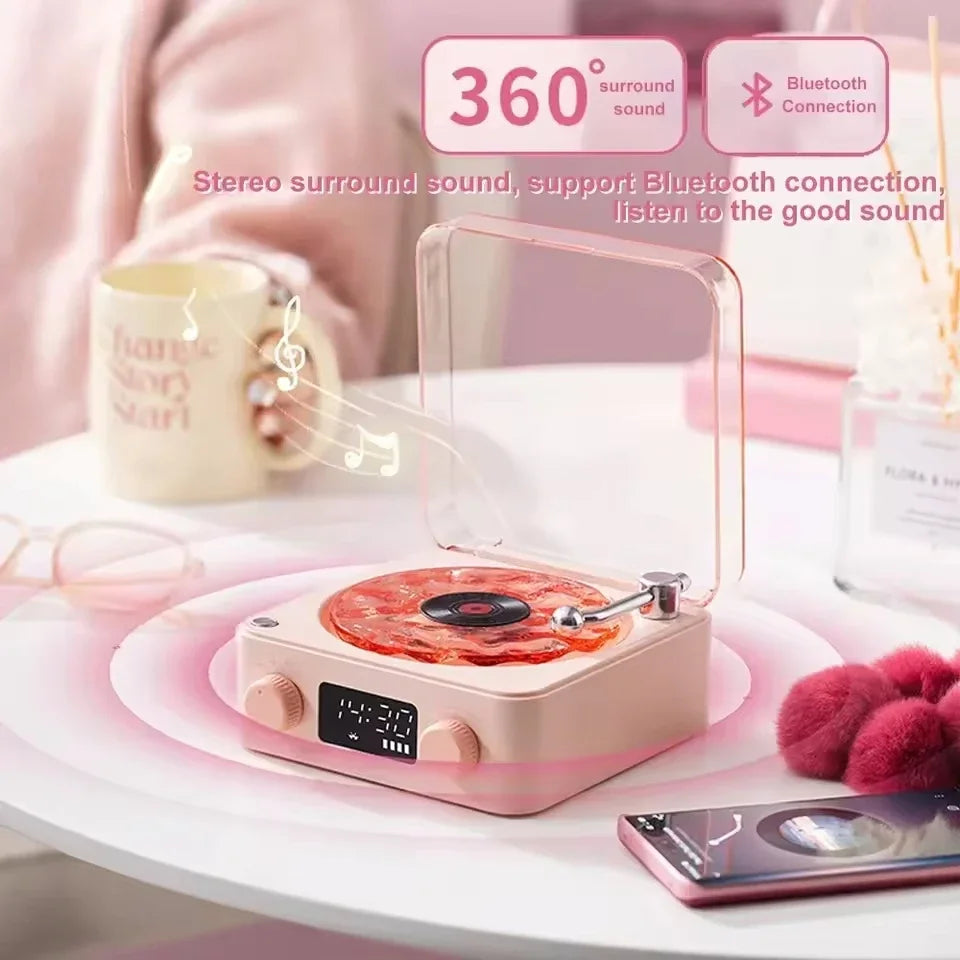 Retro Turntable Wireless Bluetooth Speaker