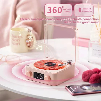 Retro Turntable Wireless Bluetooth Speaker
