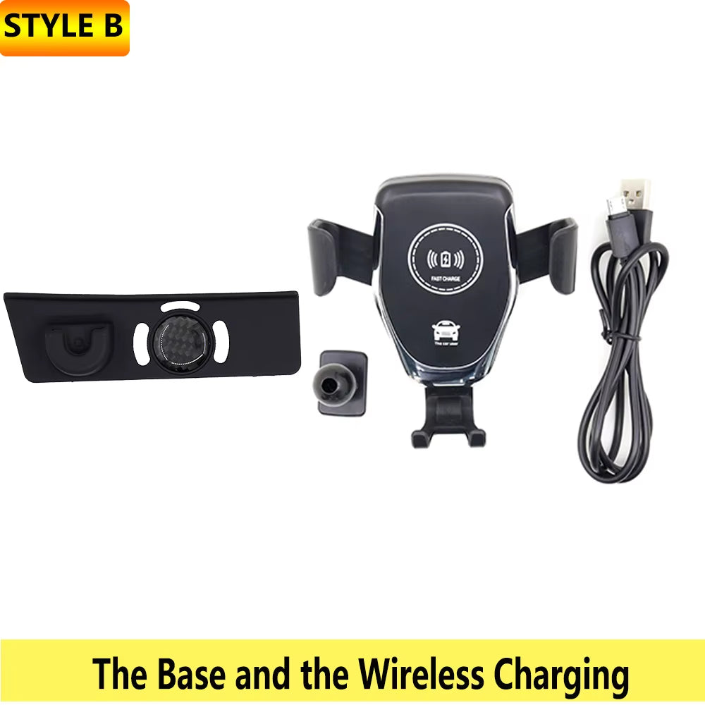 Qi Wireless Car Phone Holder & Charger