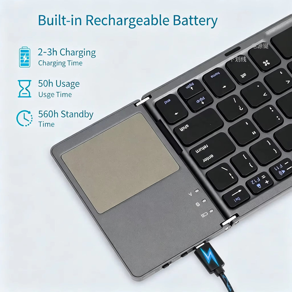 Wireless Bluetooth Mini Keyboard