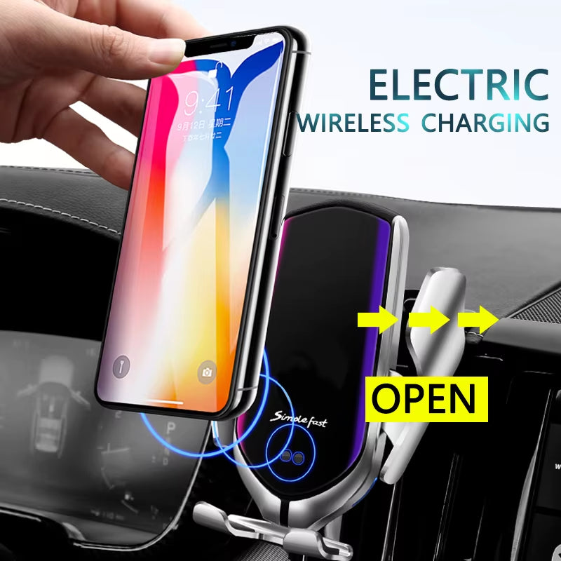 Qi Wireless Car Phone Holder & Charger