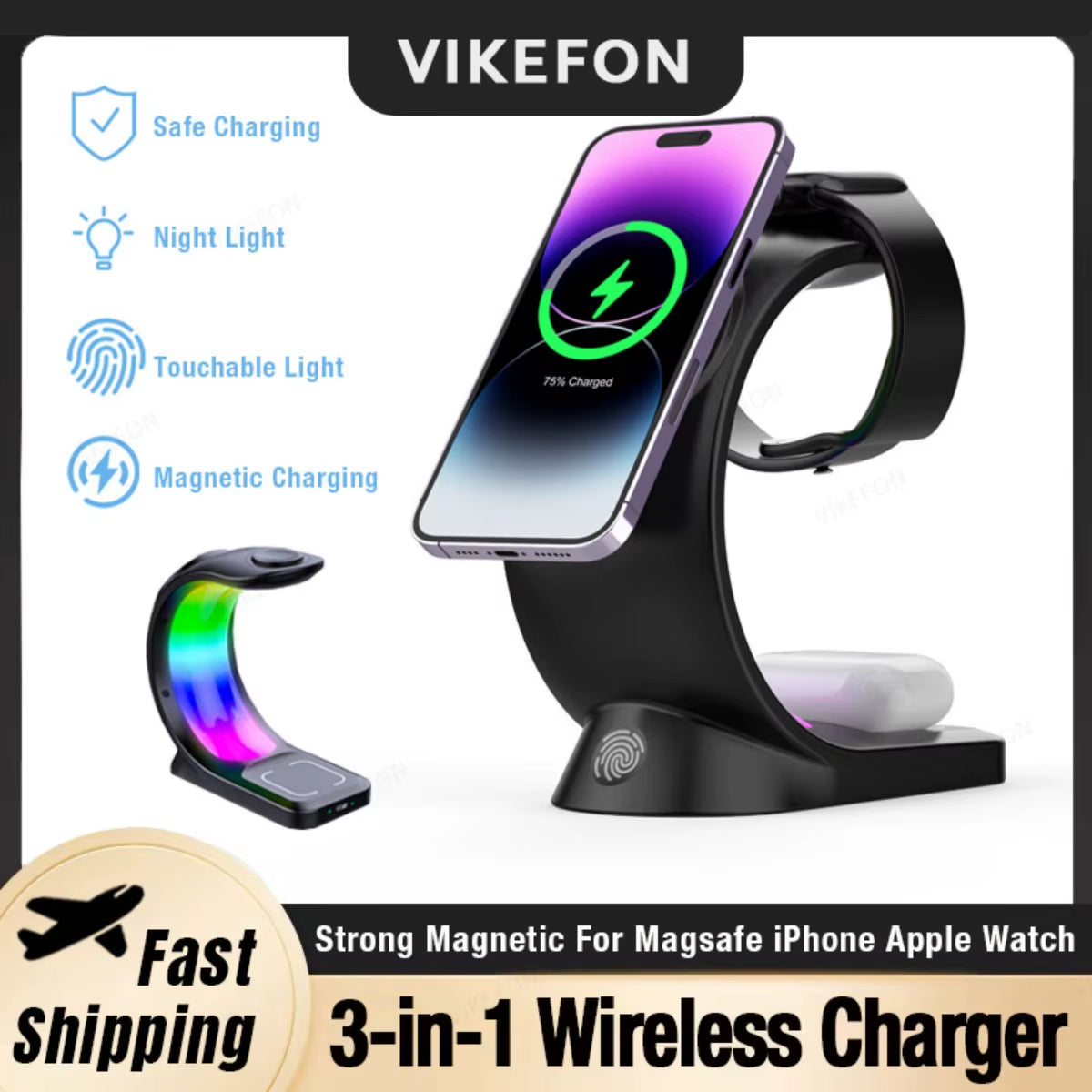 4 In 1 Magnetic Wireless Charger