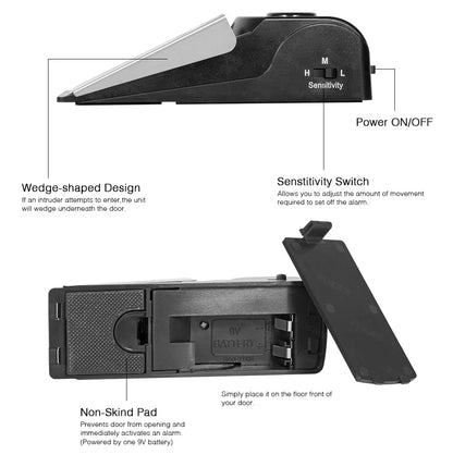 Anti-Theft Door Stop Alarm