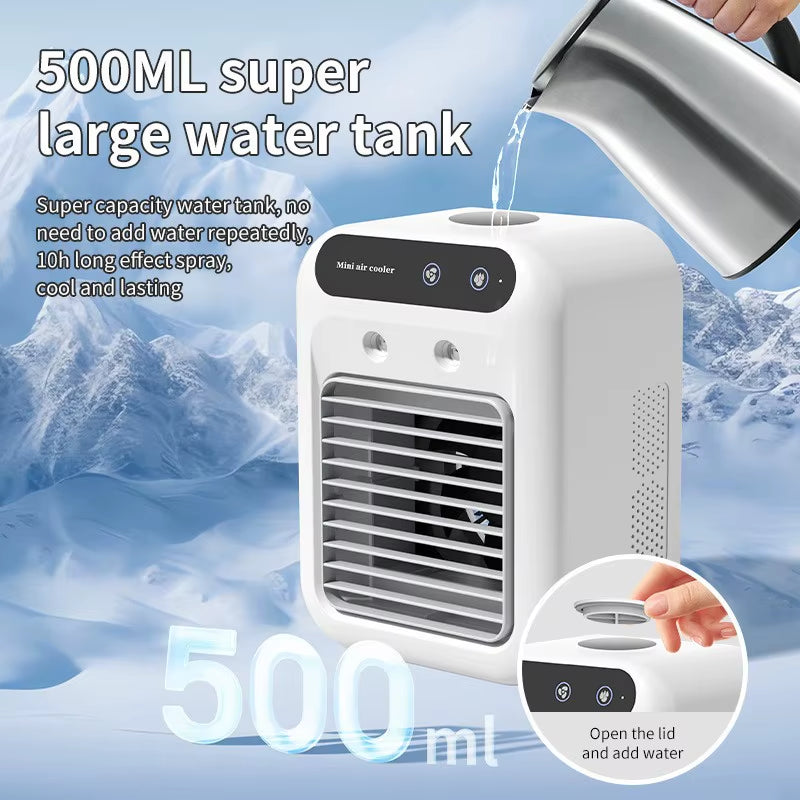 Portable Air Cooler Fan with Water Cooling