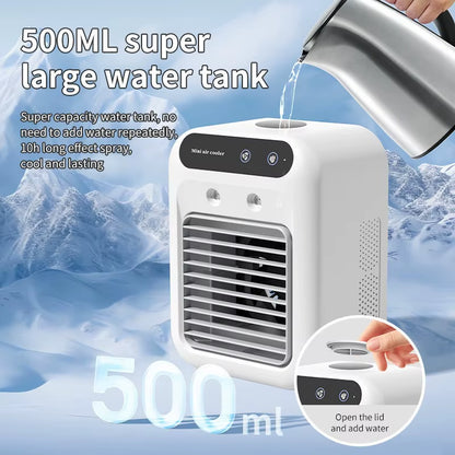 Portable Air Cooler Fan with Water Cooling