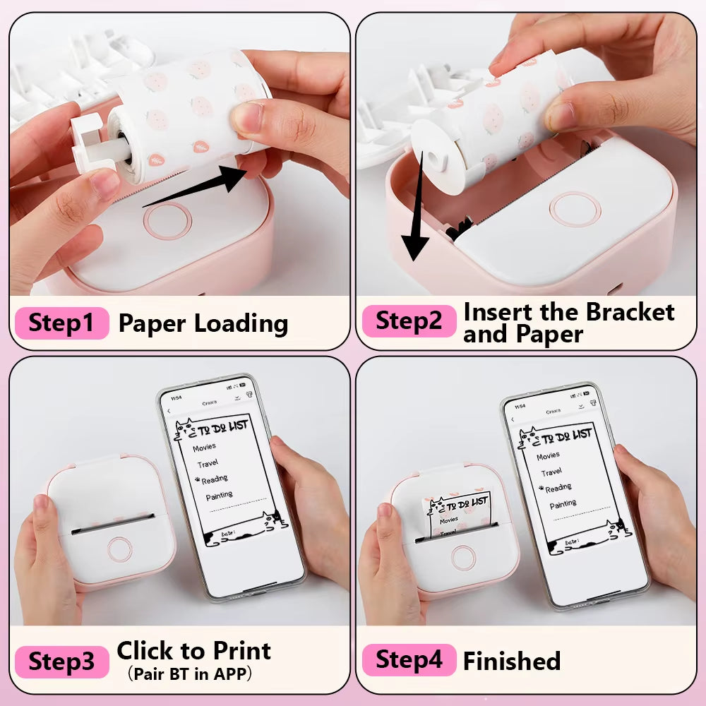 Mini Portable Thermal Printer