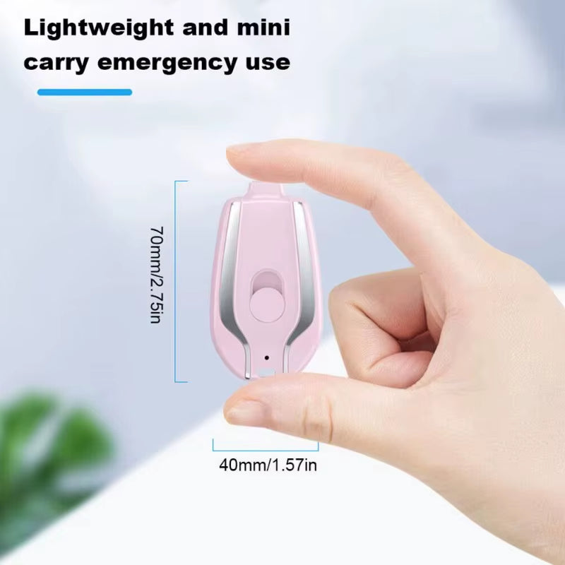 Mini Emergency Keychain Powerbank