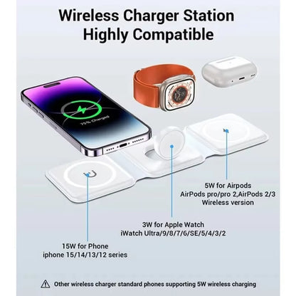 3-in-1 Foldable Magnetic Wireless Chargers